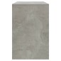 vidaXL Set da Pranzo 3 Pz Grigio Cemento in Truciolato