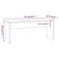 vidaXL Set da Pranzo 3 Pz Grigio Cemento in Truciolato