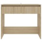 vidaXL Tavolo Consolle Rovere Sonoma 89x41x76,5 cm in Acciaio vidaXL Tavolo Consolle Rovere Sonoma 89x41x76,5 cm in Acciaio