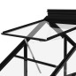 vidaXL Serra in Vetro Antracite 155x395,5x191 cm Telaio in Alluminio vidaXL Serra in Vetro Antracite 155x395,5x191 cm Telaio in Alluminio