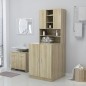 vidaXL Mobile per Lavatrice Rovere Sonoma vidaXL Mobile per Lavatrice Rovere Sonoma