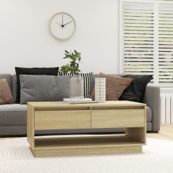 vidaXL Tavolino da Salotto Rovere Sonoma 102,5x55x44 cm in Truciolato