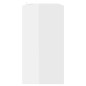 vidaXL Tavolo Consolle Bianco Lucido 89x41x76,5 cm in Acciaio vidaXL Tavolo Consolle Bianco Lucido 89x41x76,5 cm in Acciaio