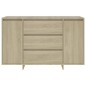 vidaXL Credenza con 3 Cassetti Rovere Sonoma 120x41x75cm in Truciolato vidaXL Credenza con 3 Cassetti Rovere Sonoma 120x41x75cm in Truciolato