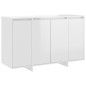 vidaXL Credenza Bianco Lucido 120x41x75 cm in Truciolato vidaXL Credenza Bianco Lucido 120x41x75 cm in Truciolato