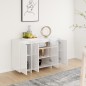 vidaXL Credenza Bianco Lucido 120x41x75 cm in Truciolato vidaXL Credenza Bianco Lucido 120x41x75 cm in Truciolato