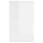 vidaXL Credenza Bianco Lucido 135x41x75 cm in Truciolato vidaXL Credenza Bianco Lucido 135x41x75 cm in Truciolato