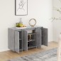 vidaXL Credenza Grigio Cemento 120x41x75 cm in Truciolato vidaXL Credenza Grigio Cemento 120x41x75 cm in Truciolato