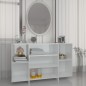 vidaXL Credenza Bianco Lucido 120x30x75 cm in Truciolato vidaXL Credenza Bianco Lucido 120x30x75 cm in Truciolato