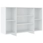 vidaXL Credenza Bianco Lucido 120x30x75 cm in Truciolato vidaXL Credenza Bianco Lucido 120x30x75 cm in Truciolato