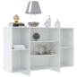 vidaXL Credenza Bianco Lucido 120x30x75 cm in Truciolato vidaXL Credenza Bianco Lucido 120x30x75 cm in Truciolato