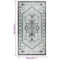 vidaXL Tappeto da Esterni a Tessitura Piatta 80x150 cm Verde e Grigio vidaXL Tappeto da Esterni a Tessitura Piatta 80x150 cm Verde e Grigio