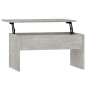 vidaXL Tavolino Grigio Cemento 80x50,5x41,5 cm in Legno Multistrato
