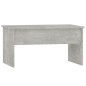 vidaXL Tavolino Grigio Cemento 80x50,5x41,5 cm in Legno Multistrato