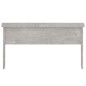 vidaXL Tavolino Grigio Cemento 80x50,5x41,5 cm in Legno Multistrato