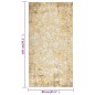 vidaXL Tappeto da Esterni a Tessitura Piatta 80x150 cm Giallo vidaXL Tappeto da Esterni a Tessitura Piatta 80x150 cm Giallo