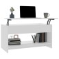 vidaXL Tavolino da Salotto Bianco 102x50x52,5 cm in Legno Multistrato