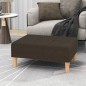 vidaXL Poggiapiedi Marrone Scuro 78x56x32 cm in Tessuto vidaXL Poggiapiedi Marrone Scuro 78x56x32 cm in Tessuto