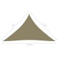 Parasole a Vela Oxford Triangolare 3x3x4,24 m Beige Parasole a Vela Oxford Triangolare 3x3x4,24 m Beige