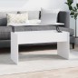 vidaXL Tavolino da Salotto Bianco 102x50,5x52,5cm in Legno Multistrato vidaXL Tavolino da Salotto Bianco 102x50,5x52,5cm in Legno Multistrato