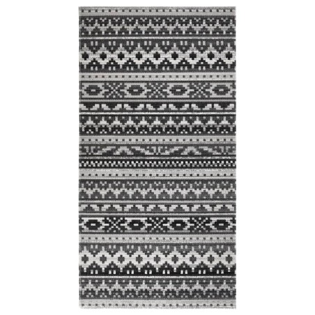 vidaXL Tappeto da Esterni a Tessitura Piatta 80x150 cm Grigio Scuro