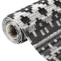 vidaXL Tappeto da Esterni a Tessitura Piatta 80x150 cm Grigio Scuro vidaXL Tappeto da Esterni a Tessitura Piatta 80x150 cm Grigio Scuro
