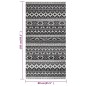 vidaXL Tappeto da Esterni a Tessitura Piatta 80x150 cm Grigio Scuro vidaXL Tappeto da Esterni a Tessitura Piatta 80x150 cm Grigio Scuro