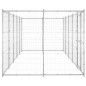 vidaXL Gabbia per Cani da Esterno in Acciaio Zincato 12,1 m² vidaXL Gabbia per Cani da Esterno in Acciaio Zincato 12,1 m²