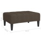 vidaXL Poggiapiedi Marrone 78x56x32 cm in Tessuto vidaXL Poggiapiedi Marrone 78x56x32 cm in Tessuto