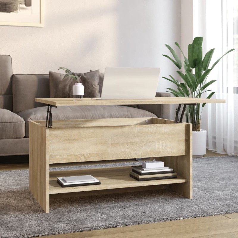 vidaXL Tavolino da Salotto Rovere Sonoma 80x50x40 cm Legno Multistrato vidaXL Tavolino da Salotto Rovere Sonoma 80x50x40 cm Legno Multistrato