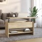 vidaXL Tavolino da Salotto Rovere Sonoma 80x50x40 cm Legno Multistrato vidaXL Tavolino da Salotto Rovere Sonoma 80x50x40 cm Legno Multistrato
