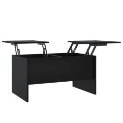 vidaXL Tavolino da Salotto Nero 80x50x42,5 cm in Legno Multistrato