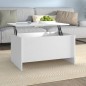 vidaXL Tavolino da Salotto Bianco 80x55,5x41,5 cm in Legno Multistrato vidaXL Tavolino da Salotto Bianco 80x55,5x41,5 cm in Legno Multistrato