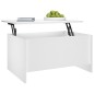 vidaXL Tavolino da Salotto Bianco 80x55,5x41,5 cm in Legno Multistrato vidaXL Tavolino da Salotto Bianco 80x55,5x41,5 cm in Legno Multistrato
