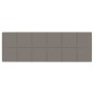 Pannelli Murali 12 pz Grigio Chiaro 90x30 cm Velluto 3,24 m² Pannelli Murali 12 pz Grigio Chiaro 90x30 cm Velluto 3,24 m²