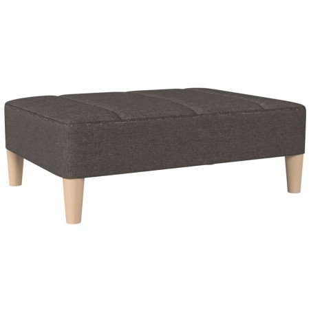vidaXL Poggiapiedi Grigio Scuro 78x56x32 cm in Tessuto