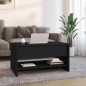 vidaXL Tavolino da Salotto Nero 80x50x40 cm in Legno Multistrato vidaXL Tavolino da Salotto Nero 80x50x40 cm in Legno Multistrato