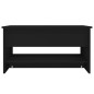 vidaXL Tavolino da Salotto Nero 80x50x40 cm in Legno Multistrato vidaXL Tavolino da Salotto Nero 80x50x40 cm in Legno Multistrato