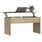 vidaXL Tavolino Rovere Sonoma 102x50,5x52,5 cm in Legno Multistrato
