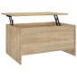 vidaXL Tavolino Salotto Rovere Sonoma 80x55,5x41,5cm Legno Multistrato vidaXL Tavolino Salotto Rovere Sonoma 80x55,5x41,5cm Legno Multistrato