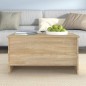 vidaXL Tavolino Salotto Rovere Sonoma 80x55,5x41,5cm Legno Multistrato vidaXL Tavolino Salotto Rovere Sonoma 80x55,5x41,5cm Legno Multistrato