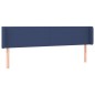Testiera ad Orecchio Blu 183x16x78/88 cm in Tessuto Testiera ad Orecchio Blu 183x16x78/88 cm in Tessuto