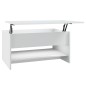 vidaXL Tavolino da Salotto Bianco 80x50x40 cm in Legno Multistrato vidaXL Tavolino da Salotto Bianco 80x50x40 cm in Legno Multistrato