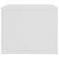 vidaXL Tavolino da Salotto Bianco 80x50x40 cm in Legno Multistrato vidaXL Tavolino da Salotto Bianco 80x50x40 cm in Legno Multistrato