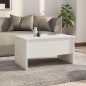 vidaXL Tavolino da Salotto Bianco 80x50x42,5 cm in Legno Multistrato vidaXL Tavolino da Salotto Bianco 80x50x42,5 cm in Legno Multistrato