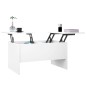 vidaXL Tavolino da Salotto Bianco 80x50x42,5 cm in Legno Multistrato vidaXL Tavolino da Salotto Bianco 80x50x42,5 cm in Legno Multistrato