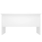 vidaXL Tavolino da Salotto Bianco 80x50x42,5 cm in Legno Multistrato vidaXL Tavolino da Salotto Bianco 80x50x42,5 cm in Legno Multistrato