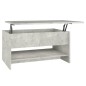 vidaXL Tavolino da Salotto Grigio Cemento 80x50x40cm Legno Multistrato vidaXL Tavolino da Salotto Grigio Cemento 80x50x40cm Legno Multistrato