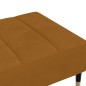 vidaXL Poggiapiedi Marrone 78x56x32 cm in Velluto vidaXL Poggiapiedi Marrone 78x56x32 cm in Velluto