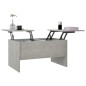 vidaXL Tavolino Salotto Grigio Cemento 80x50x42,5 cm Legno Multistrato vidaXL Tavolino Salotto Grigio Cemento 80x50x42,5 cm Legno Multistrato